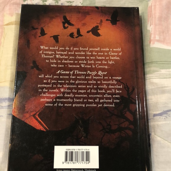 A Game Of Thrones puzzle quest book. Like new condition!! - Picture 2 of 11